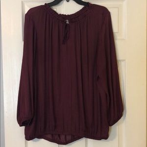 Sweet grey pullover top